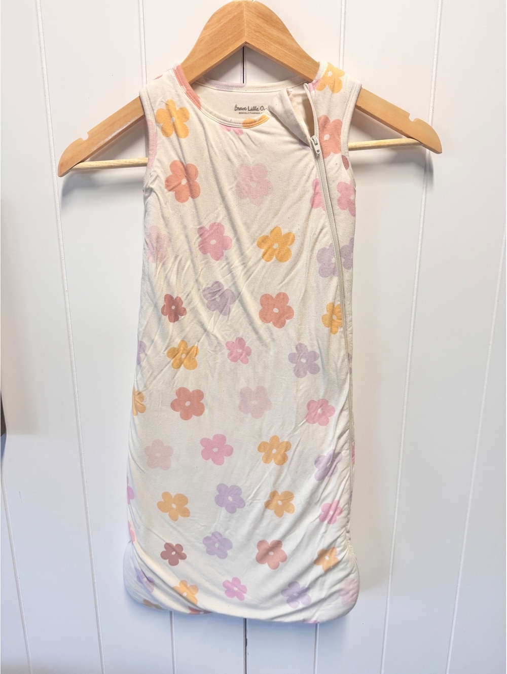 Brave Little Ones Bamboo Floral Sleep Sack 0-6M Small 2.5 TOG
